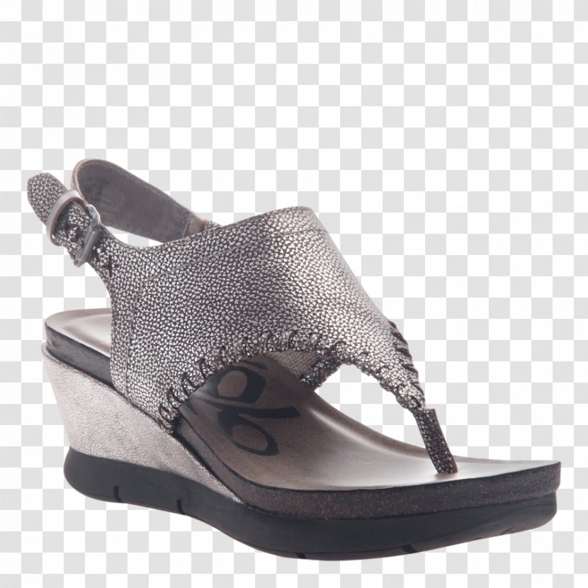 Sandal Wedge Shoe Flip-flops Footwear - Heart Transparent PNG