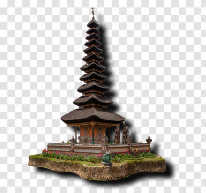 Mount Batur Pura Ulun Danu Bratan Danau Buyan Temple - Bali Transparent PNG