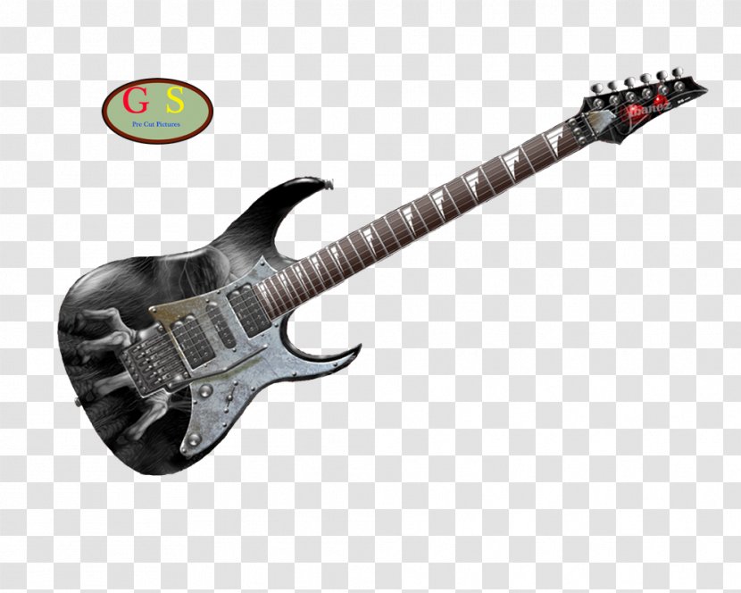 Ibanez RG Seven-string Guitar Electric - Watercolor - Bass Transparent PNG