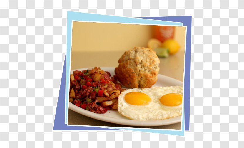 Full Breakfast Egg Salad Meatball Hash - Scrambled Eggs Transparent PNG