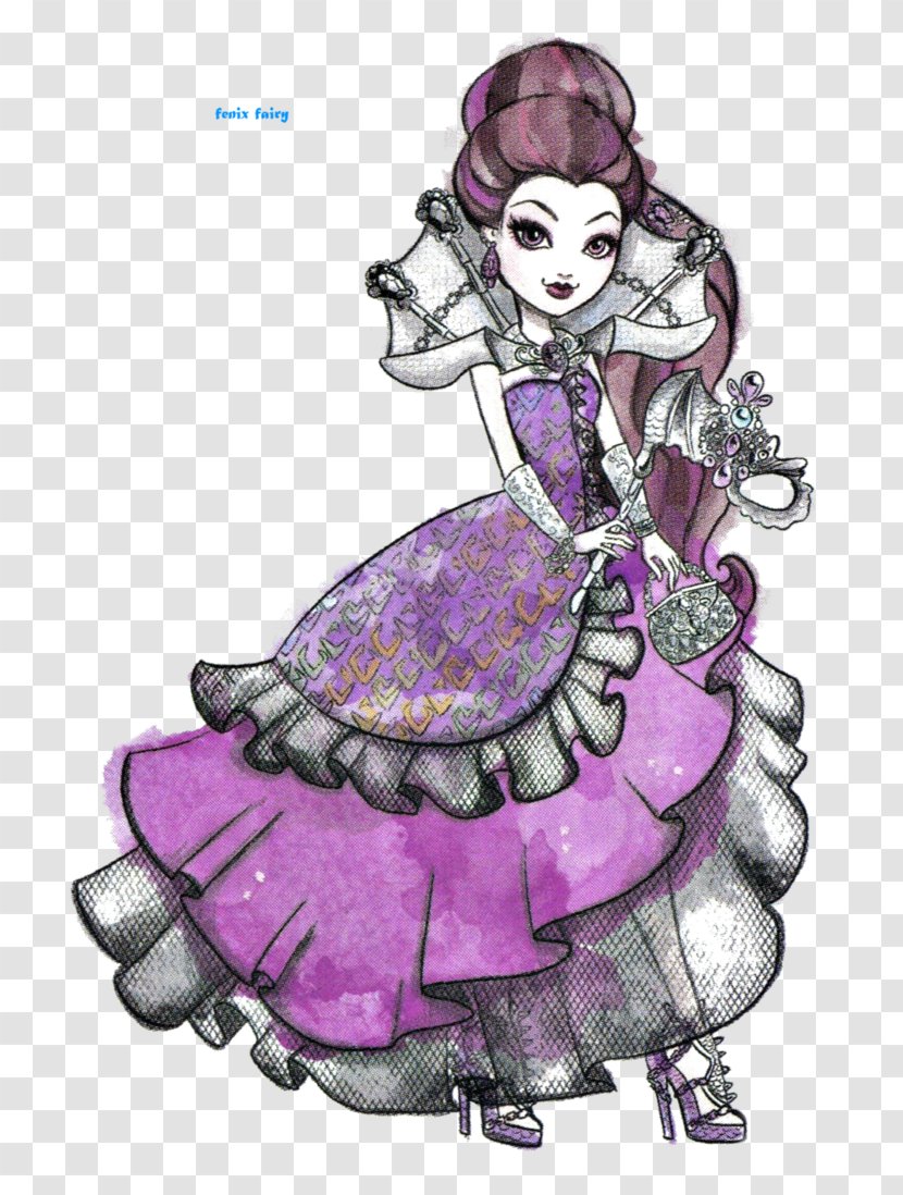 Ever After High: Thronecoming Reusable Sticker Book Drawing Fan Art - Magenta - Snow White Transparent PNG