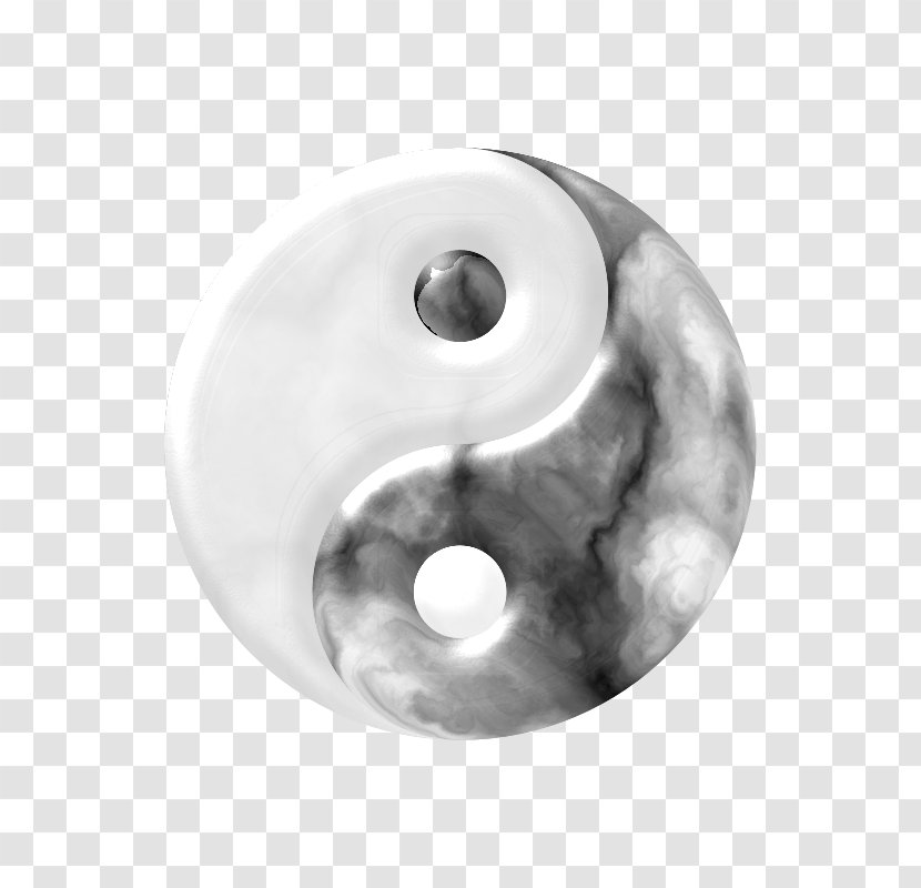 Yin And Yang Symbol Clip Art - Silver - Pictures Of Ying Transparent PNG