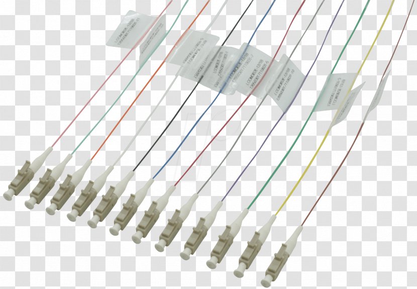Optical Fiber Electrical Connector Pigtail FibreFab - Coloureds - Patch Cable Transparent PNG