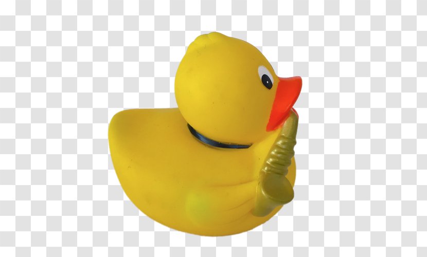 Rubber Duck Saxophone Bathtub Plastic - Natural - Player Transparent PNG