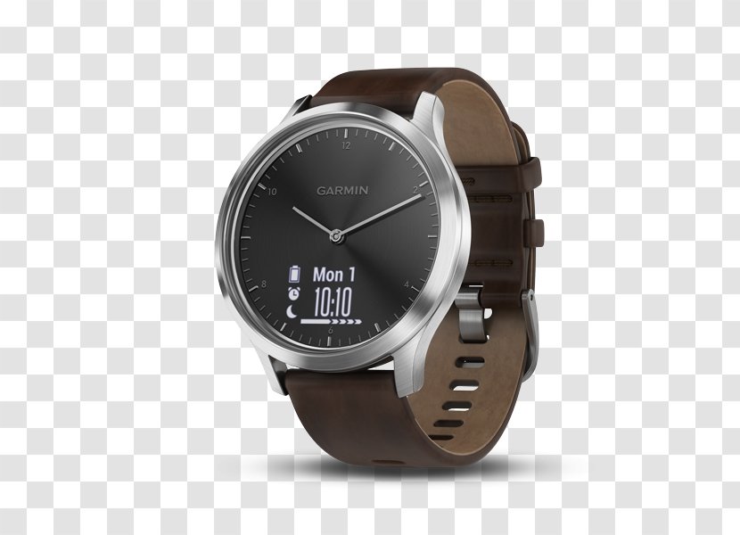Garmin Vívomove HR Ltd. Smartwatch GPS Watch Silver - Strap Transparent PNG
