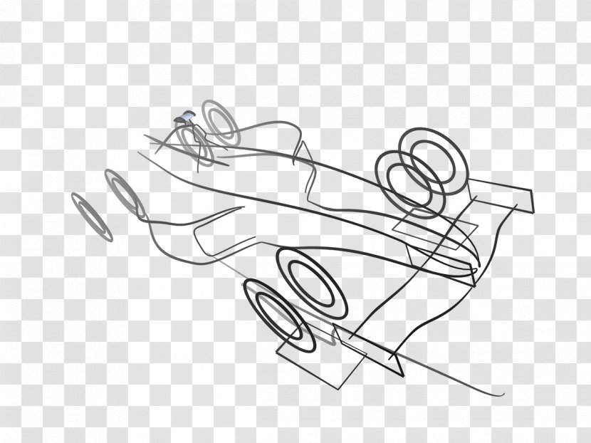 Sketch Illustration Car Line Art Product Design - Watercolor - Formula1 Transparent PNG