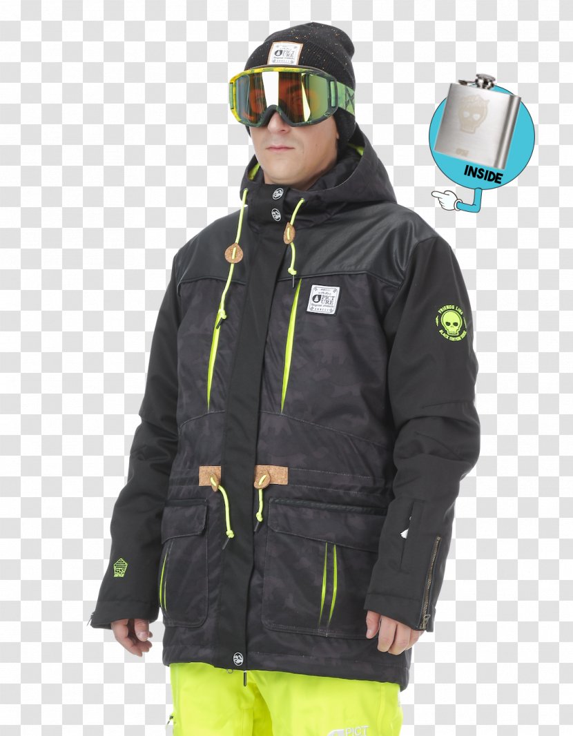 Hoodie Jacket Skiing Outerwear Snowboarding - Snowboard Transparent PNG