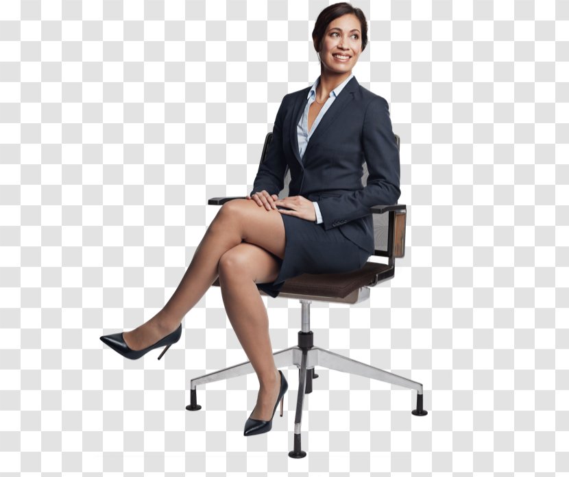 Office & Desk Chairs Woman Business - Frame Transparent PNG