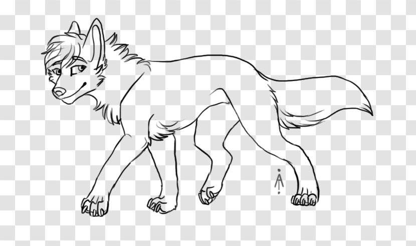 Line Art Lion Drawing Painting Gray Wolf - Small To Medium Sized Cats - Cartoon Transparent PNG