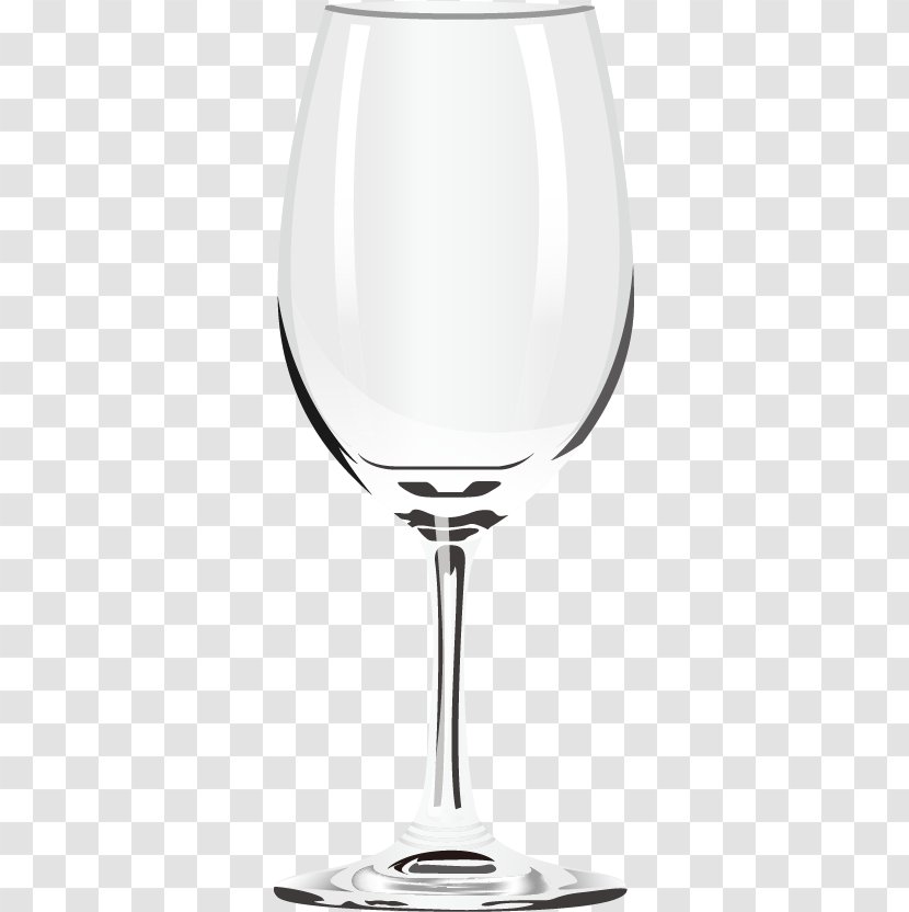 White Wine Shiraz Champagne Glass - Vector Transparent PNG