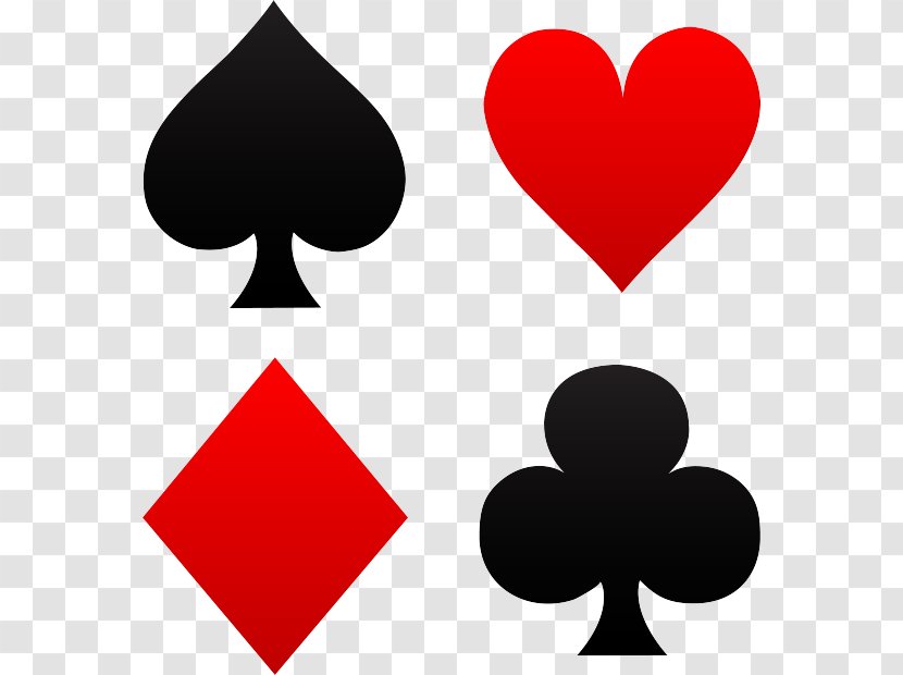 Set Hearts Suit Playing Card Contract Bridge - Clubs Transparent PNG