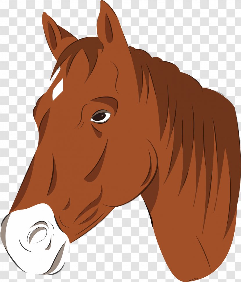 Horse Hair Mane Sorrel Head - Cartoon Brown Transparent PNG