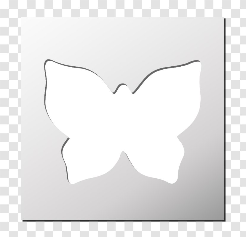 Rectangle Font Black - Butterfly - French Papillon Transparent PNG
