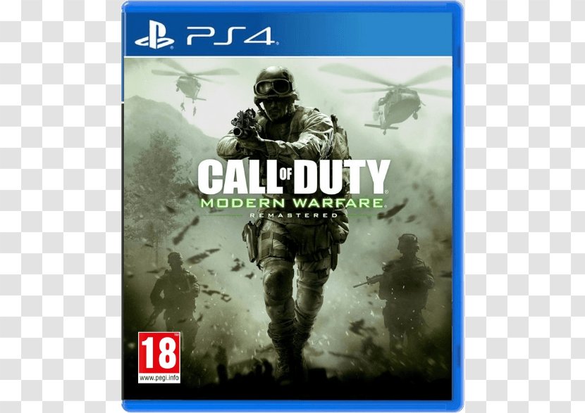 Call Of Duty: Modern Warfare Remastered Duty 4: 2 Infinite PlayStation 4 - Firstperson Shooter - Battlefield Transparent PNG