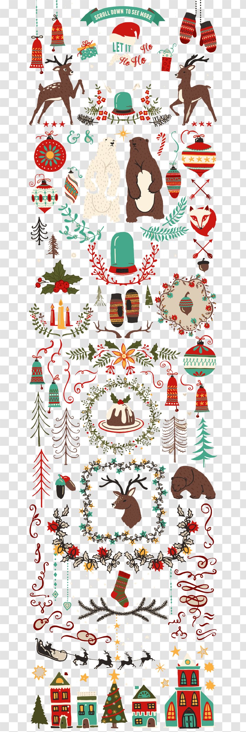 Christmas And Holiday Season Illustration - Drawing - Elements Transparent PNG