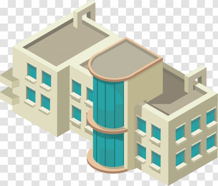 Office Building Computer File - Highrise - Model Transparent PNG