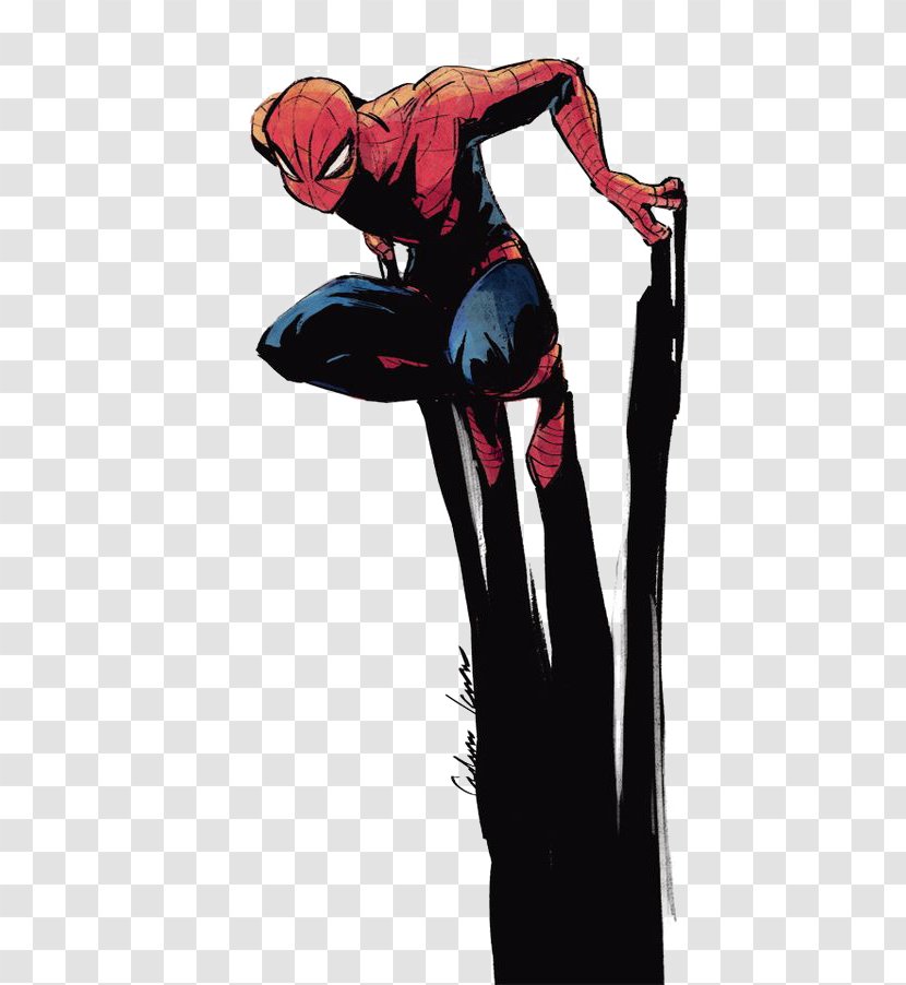 Spider-Man Character Marvel Comics Model Sheet - Cartoon Transparent PNG