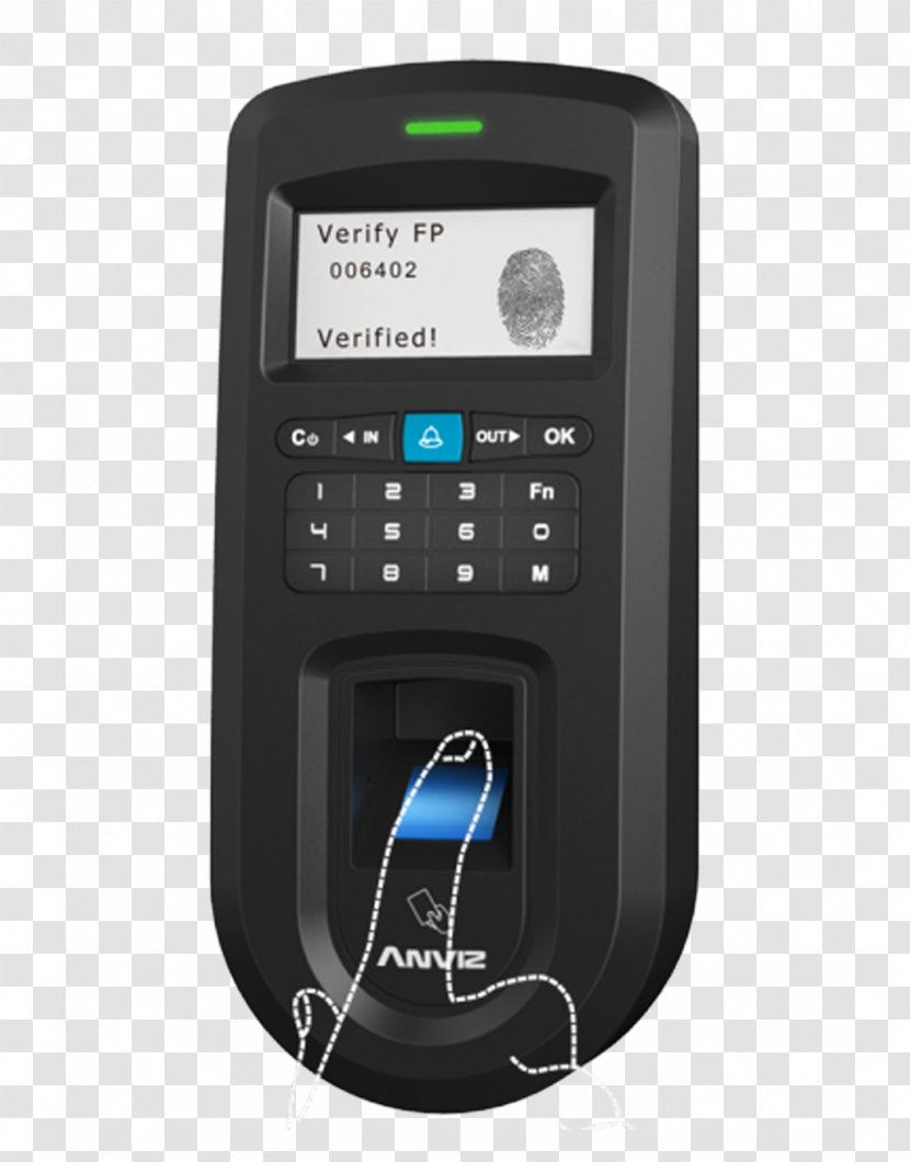 ANVIZ VF30 Fingerprint Access Control Radio-frequency Identification RFID Biometrics - Electronic Device - Rfid Transparent PNG