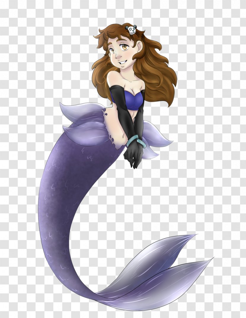 Mermaid Figurine Cartoon Transparent PNG