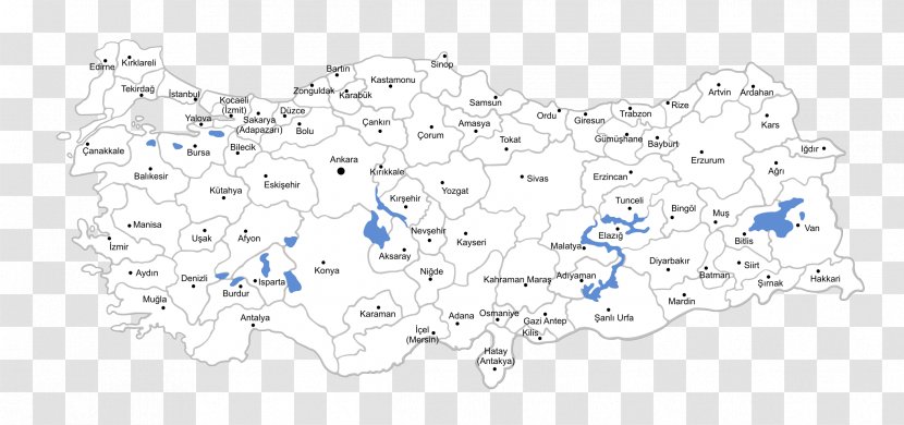 Kayseri Ankara Provinces Of Turkey Map Transparent PNG