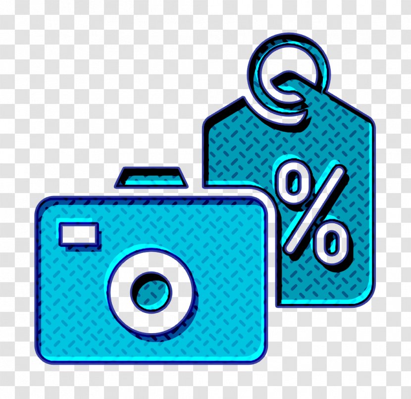 Buy Icon Discount Electronic - Electric Blue - Shopping Transparent PNG