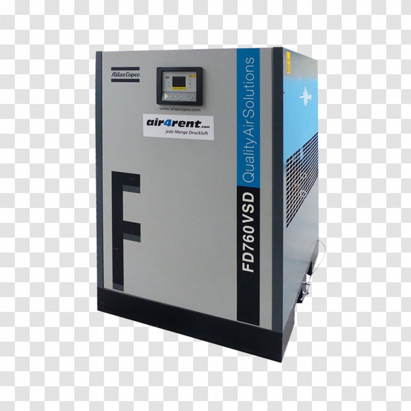 Compressor Air Dryer Atlas Copco Airco Systemdruckluft GmbH Volumetric Flow Rate - Bar Pasargad Transparent PNG