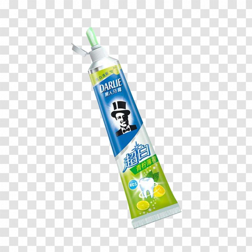 Mouthwash Toothpaste Darlie Mint Black - Tooth Brushing - In-kind Design Decoration Transparent PNG