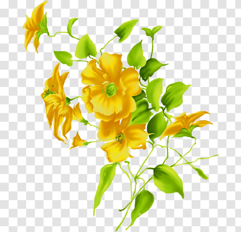 Flower Yellow Clip Art Transparent PNG