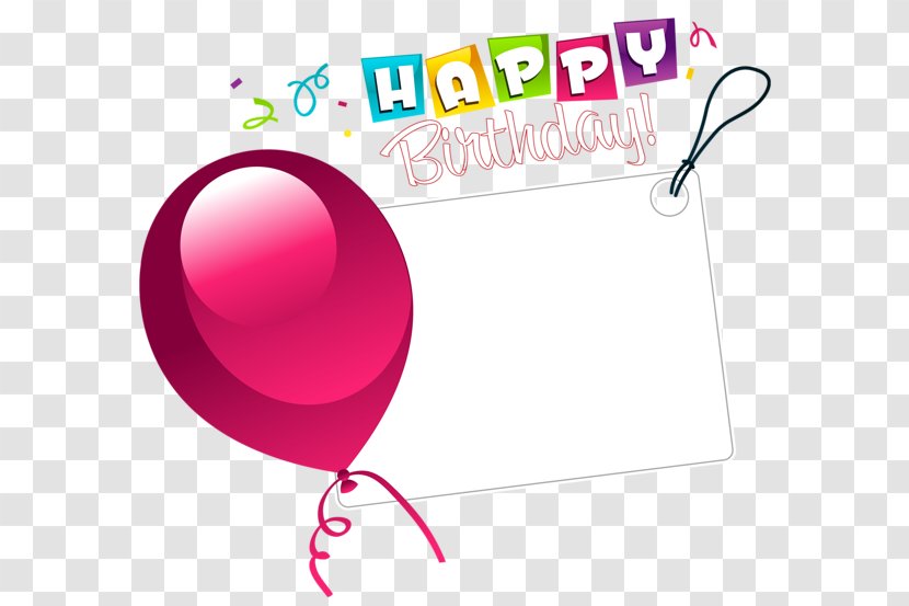 Happy Birthday Greeting & Note Cards Happy! Clip Art - Party Supply - Balloon Transparent PNG