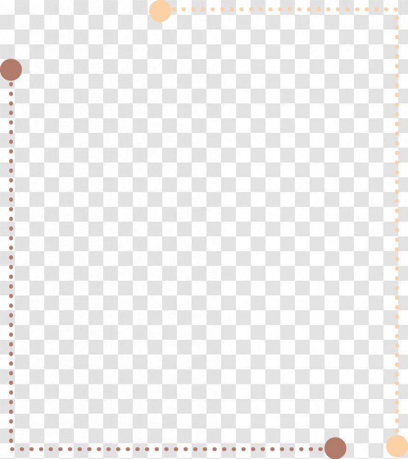 Line Point Angle Brown Pattern - Rectangle - Dotted Border Transparent PNG