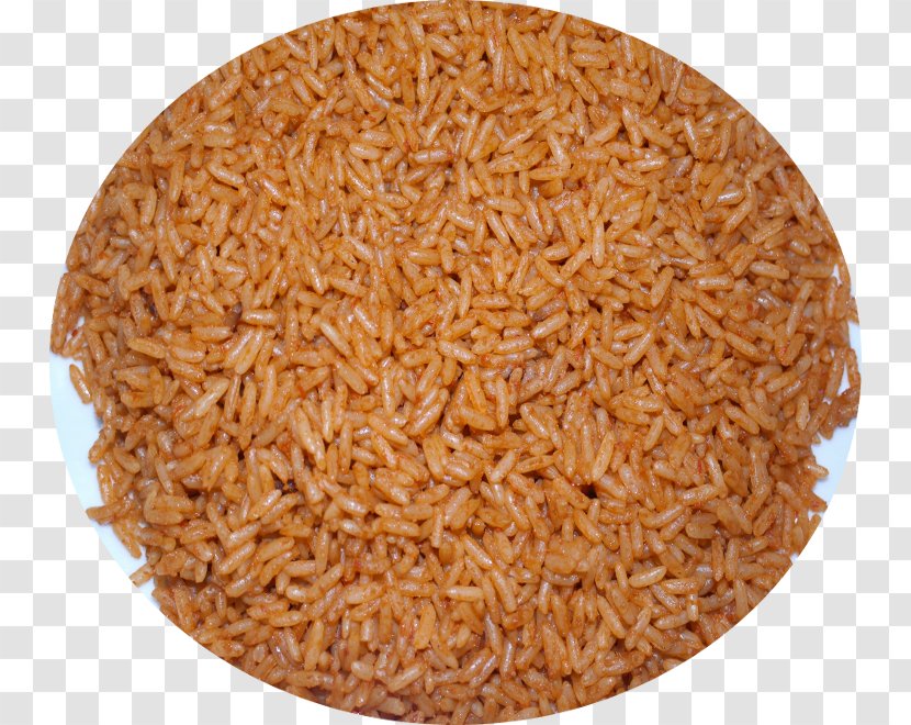 Brown Rice Jollof Basmati Fried Plantain Transparent PNG