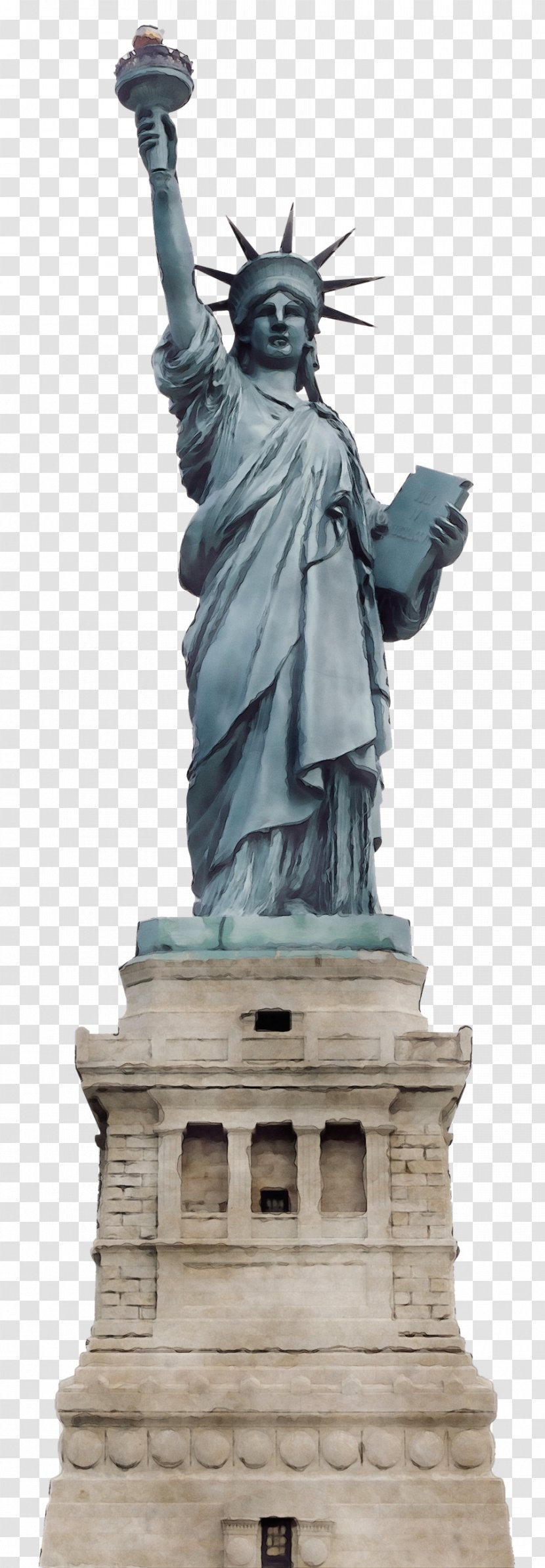 Statue Of Liberty - Island - Tourist Attraction Classical Architecture Transparent PNG