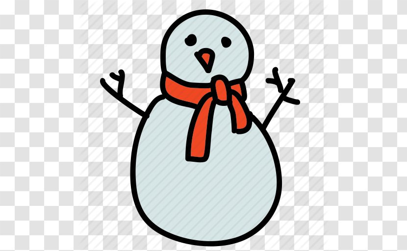 Snowman Icon - Drawing - Cartoon Transparent PNG