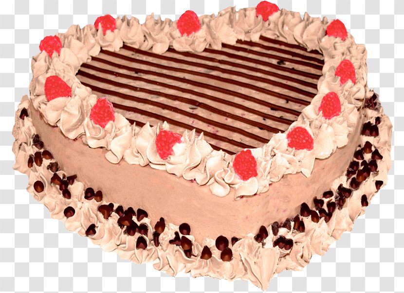 Chocolate Cake Ice Cream Black Forest Gateau Pie Birthday - Buttercream Transparent PNG