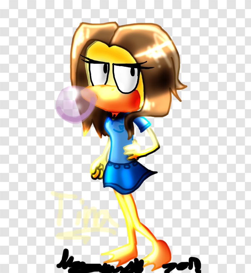 Melissa Duck Daffy Looney Tunes Character - Art - Bear Family Transparent PNG