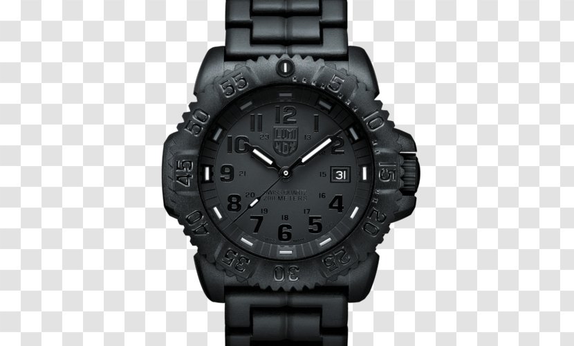 Luminox Navy Seal Colormark 3050 Series Watch United States SEALs Quartz Clock Transparent PNG
