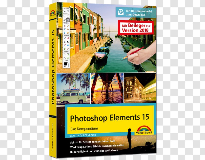 Photoshop Elements 15 - Text - Bild Für Erklärt Adobe Book CompendiumCatalog Cover Transparent PNG