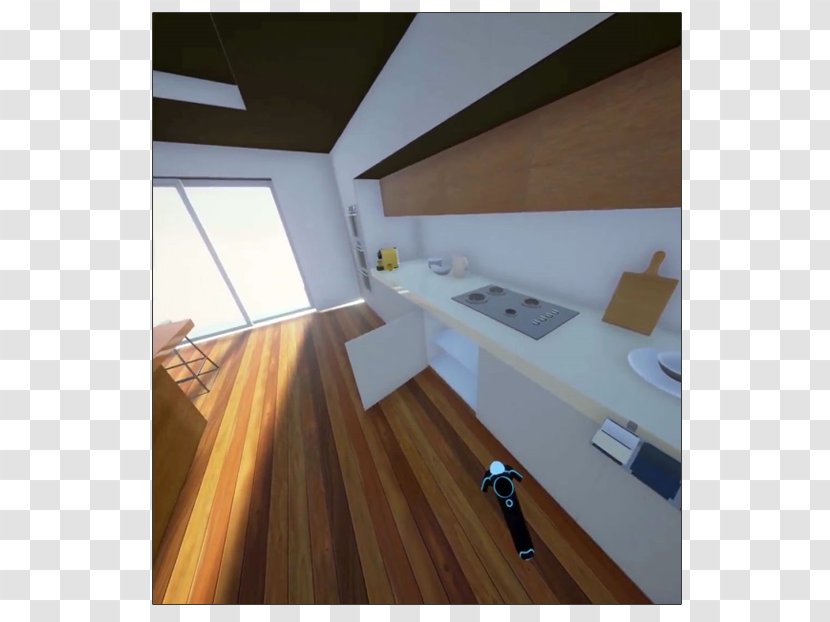 Floor HTC Vive Interior Design Services Ceiling Game Controllers - Wood - Controller Accessories Transparent PNG