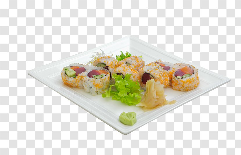 California Roll Sashimi Plate Sushi 07030 - Rockn Transparent PNG