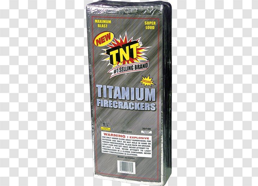 Tnt Fireworks Titanium Firecracker - Hardware Transparent PNG