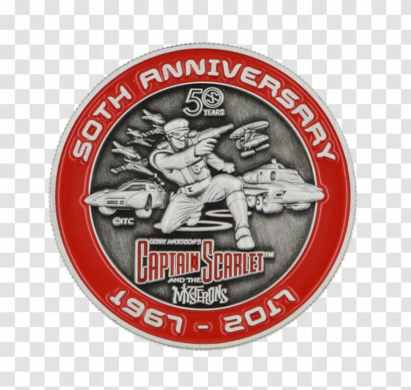 Challenge Coin Award Television Show Emblem - Label - 50th Anniversary Transparent PNG