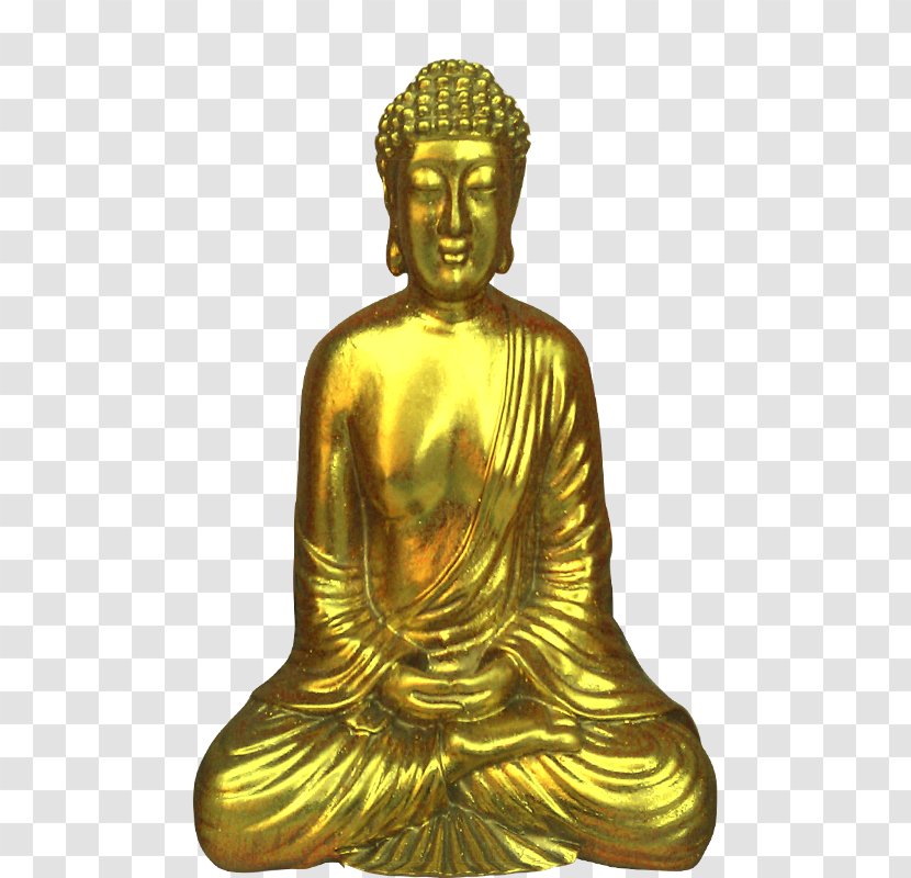 Gautama Buddha Bronze Sculpture Brass - Budah Meditation Transparent PNG