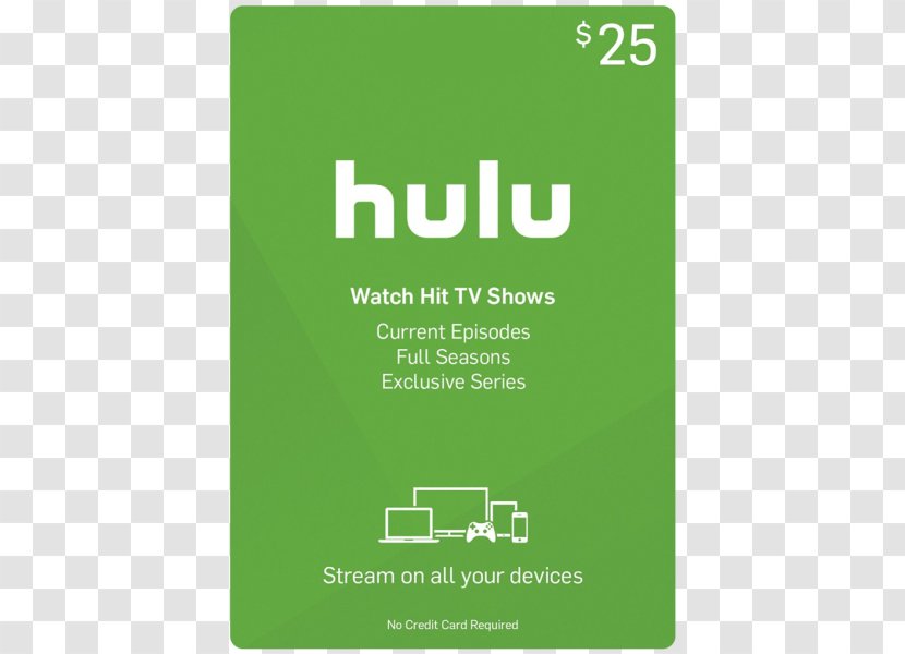 Gift Card Hulu Streaming Media Television - Gap Inc Transparent PNG
