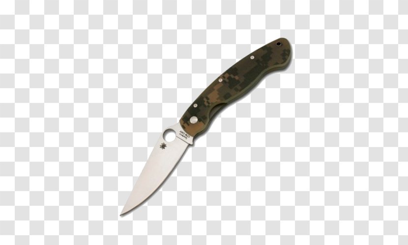 Utility Knives Hunting & Survival Bowie Knife Spyderco - Cold Weapon Transparent PNG