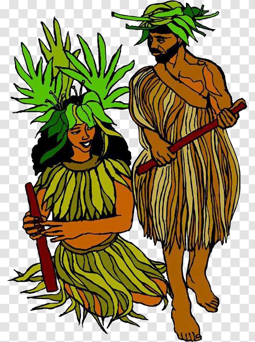 Indigenous Peoples Tribe Caveman - Flowering Plant - Aboriginal Men And Women Transparent PNG