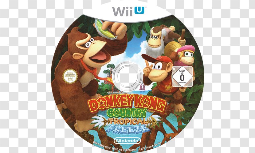 Donkey Kong Country: Tropical Freeze Wii U Nintendo STXE6FIN GR EUR Transparent PNG