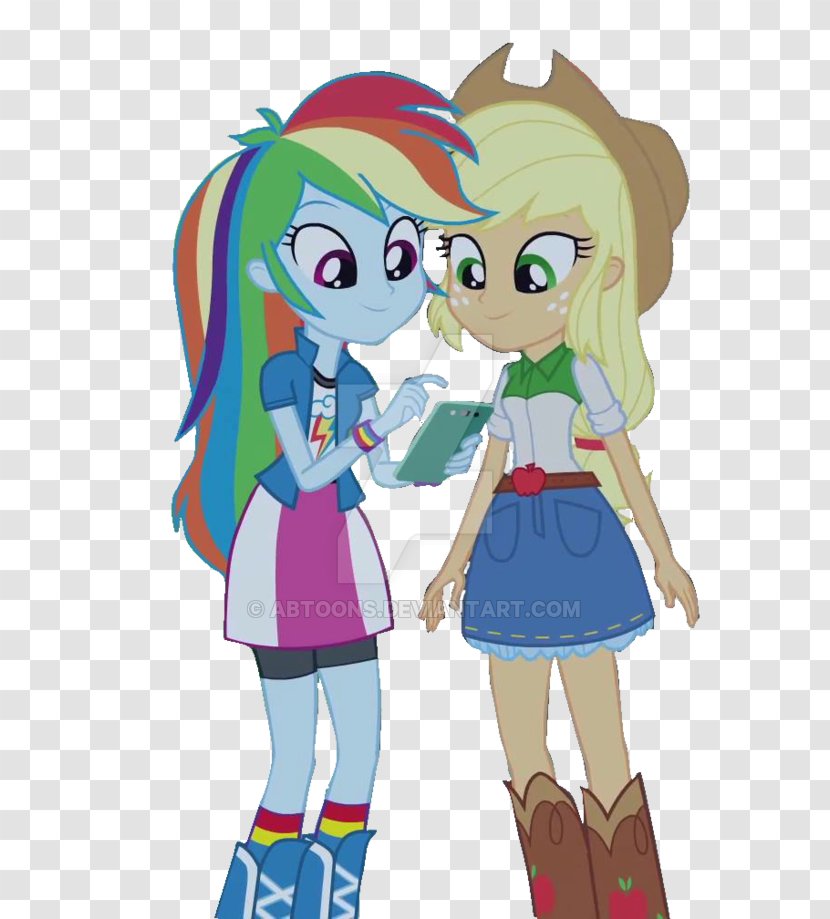 Applejack Pony Rainbow Dash Clip Art Rarity - Flower - Pitchers Equestria Girls Rocks Transparent PNG
