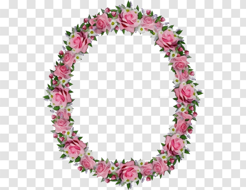 Lei Pink Cut Flowers Plant Wreath Transparent PNG