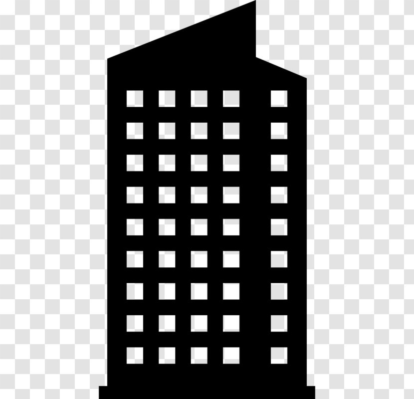 Building Icon Design Business - Black And White Transparent PNG
