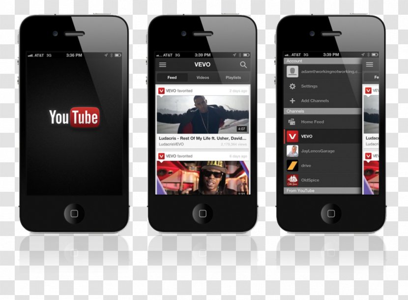Smartphone Feature Phone IPhone 3G 4 YouTube - Gadget Transparent PNG